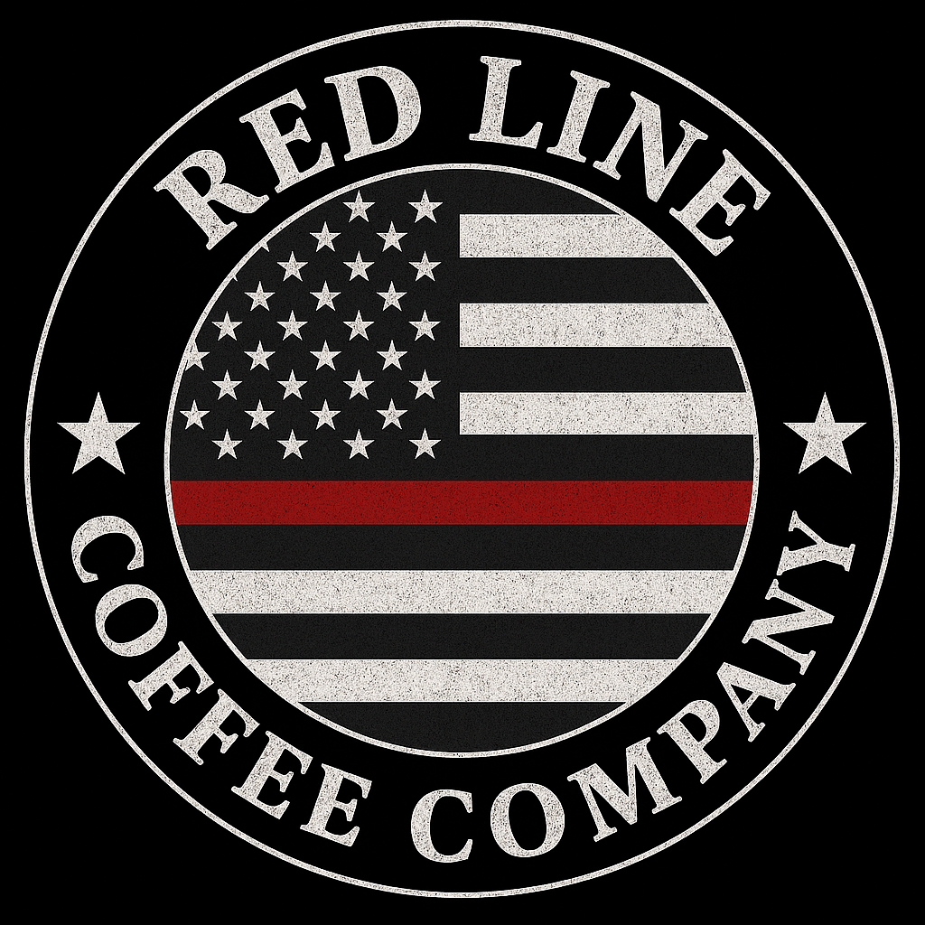 Red Line Flag Sticker