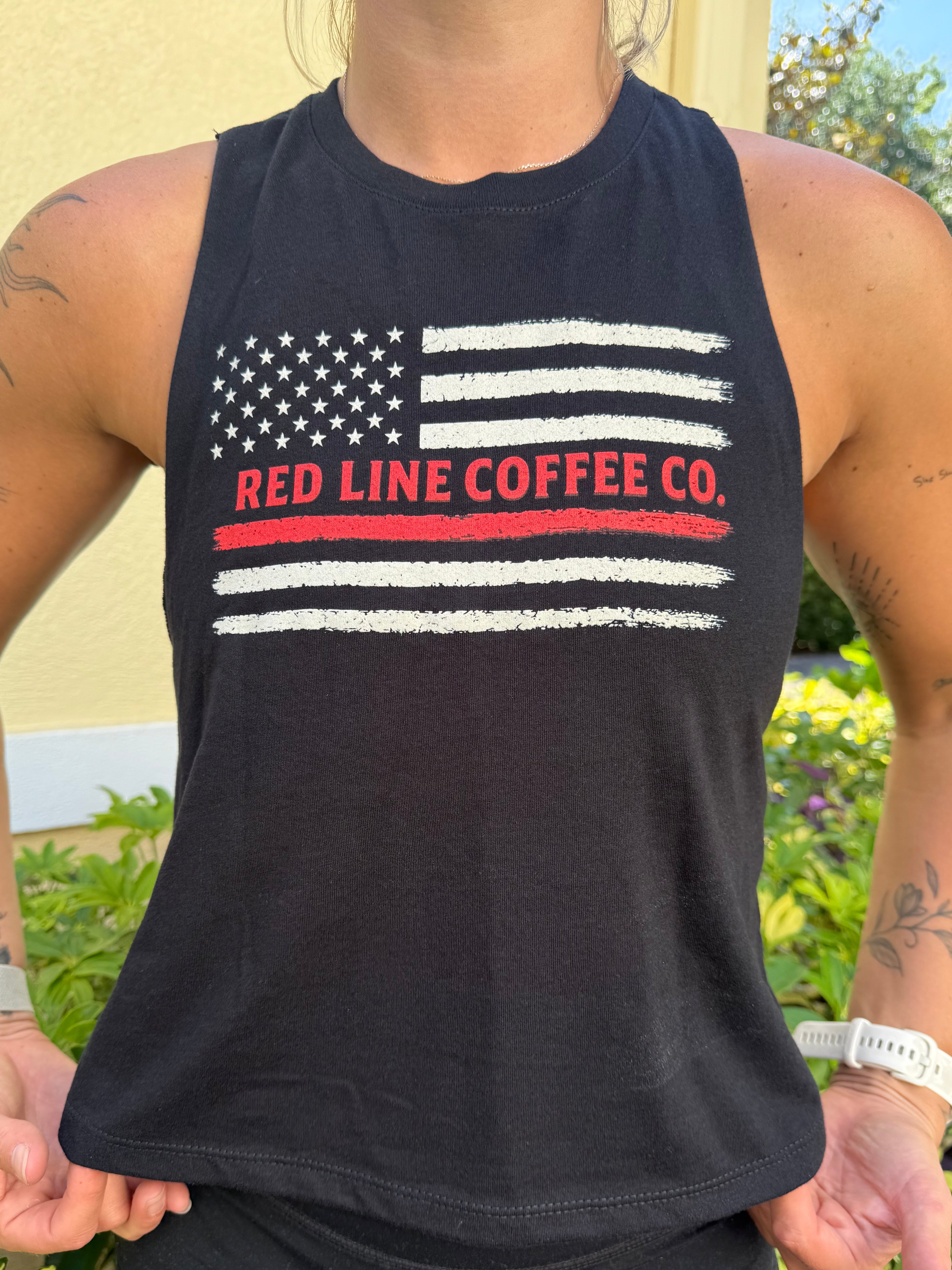 American Flag Tank – Red Line Coffee Company