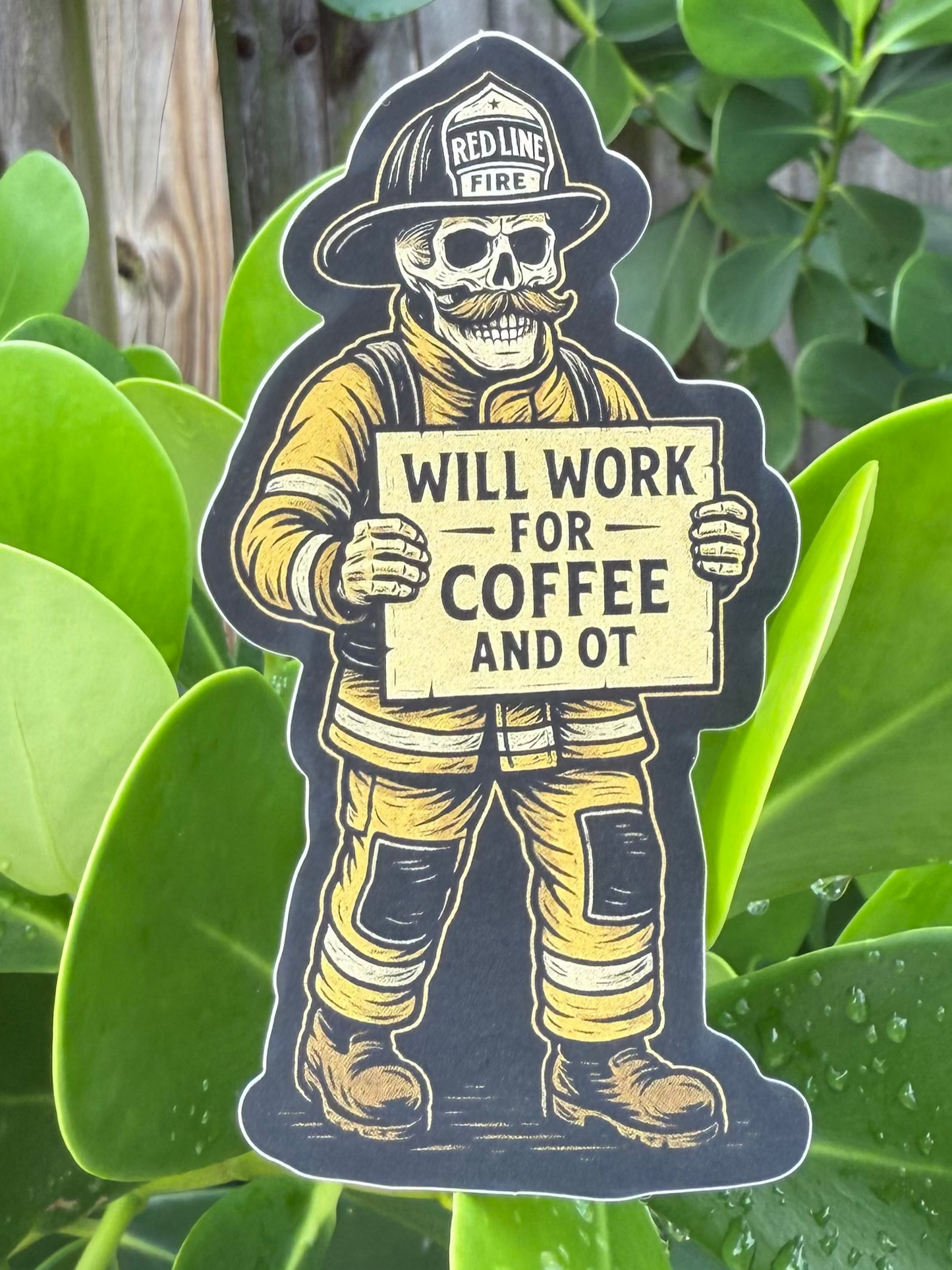 Will Work for OT Sticker